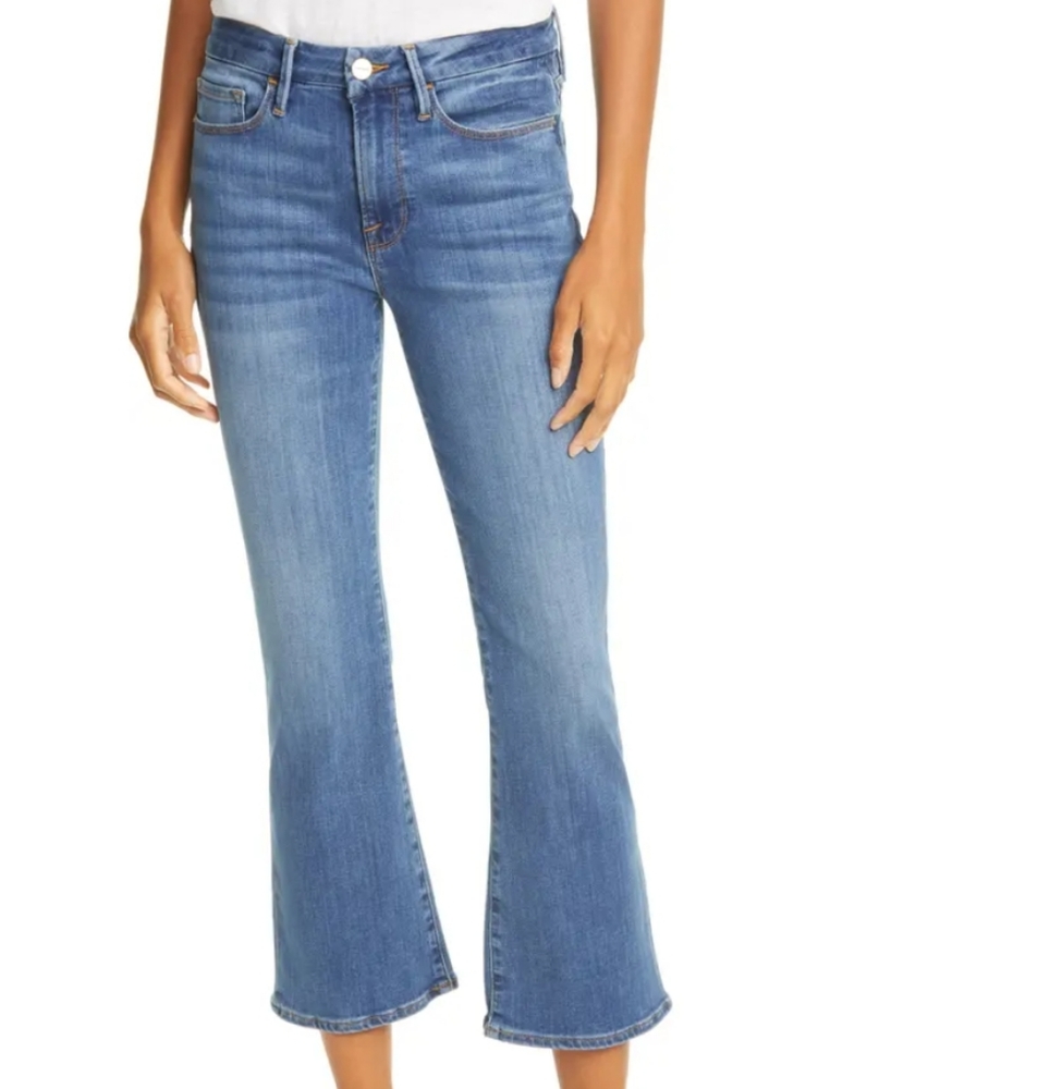 Frame Le Crop Mini Boot High Waist Jeans